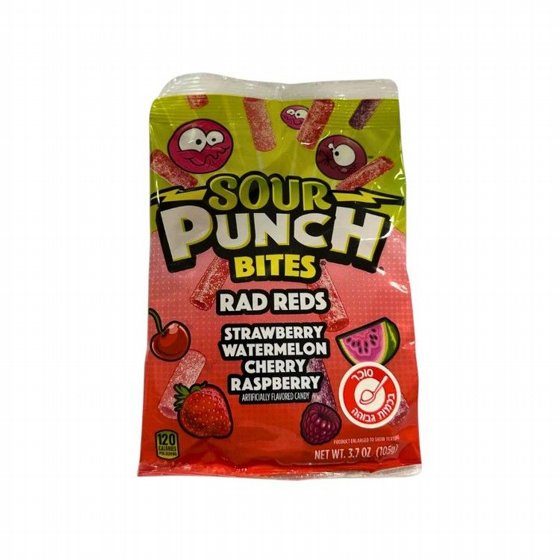 ����� ���� ����� � �� ��� (Sour Punch Bites Rad Reds) � ����� 105 ���.