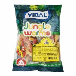 נחשי גומי ג'ונגל מסוכרים (Jungle Worms) | 500 גרם נחשי גומי ג'ונגל מסוכרים (Jungle Worms) | 500 גרם