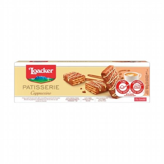 ����� ������ ������� (Loacker Patisserie Cappuccino) � ����� 100 ���