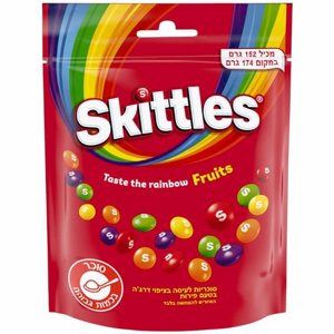 סקיטלס פירות (Skittles Fruits) – אריזת 152 גרם סקיטלס פירות (Skittles Fruits) – אריזת 152 גרם