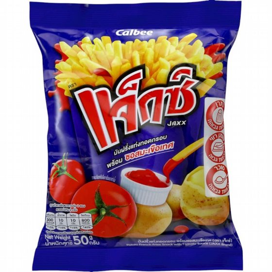 ���� ���� ���� ����� ���� �� ���� ������� (Calbee Jaxx Potato French Fries Snack with Tomato Sauce) � 50 ���
