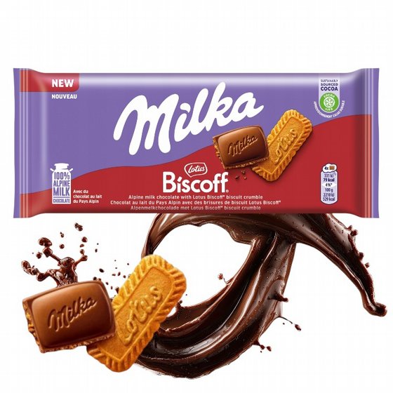 ������ ����� ����� ������ (Milka Lotus Biscoff) � 90 ���
