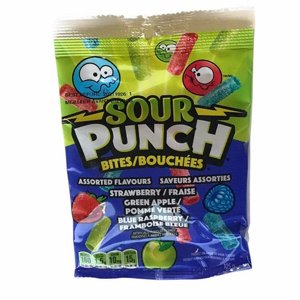 סאוור פאנץ' בייטס – מיקס פירות (Sour Punch Bites Assorted Flavors) – אריזת 105 גרם סאוור פאנץ' בייטס – מיקס פירות (Sour Punch Bites Assorted Flavors) – אריזת 105 גרם