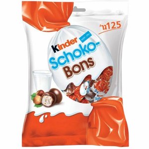 קינדר שוקו-בונס (Kinder Schoko-Bons) – אריזת 125 גרם קינדר שוקו-בונס (Kinder Schoko-Bons) – אריזת 125 גרם
