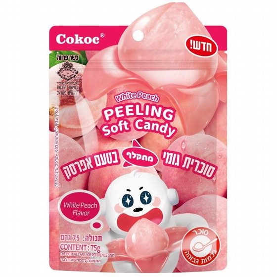 ������� ���� ����� ���� ����� ��� (White Peach Peeling Soft Candy) � ����� 75 ���.
