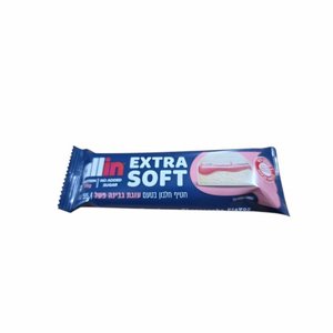 חטיף חלבון Allin EXTRA SOFT בטעם עוגת גבינה פטל (55 גרם) חטיף חלבון Allin EXTRA SOFT בטעם עוגת גבינה פטל (55 גרם)