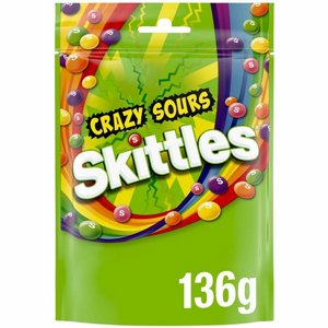 ������ ������ ����� (Skittles Crazy Sours) � ����� 136 ��� ����� �����
