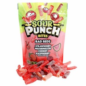 סאוור פאנץ' בייטס – ראד רדס (Sour Punch Bites – Rad Reds) 142 גרם סאוור פאנץ' בייטס – ראד רדס (Sour Punch Bites – Rad Reds) 142 גרם