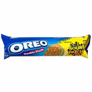 אוראו דאבל סטאף סאוור פאץ' קידס (OREO Double Stuf SOUR PATCH KIDS) 130 גרם אוראו דאבל סטאף סאוור פאץ' קידס (OREO Double Stuf SOUR PATCH KIDS) 130 גרם