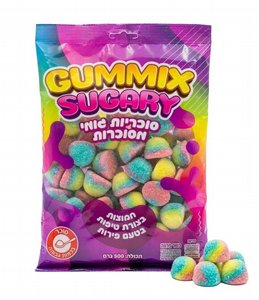 סוכריות גומי GUMMIX SUGARY – טיפות חמוצות 500גרם סוכריות גומי GUMMIX SUGARY – טיפות חמוצות 500גרם