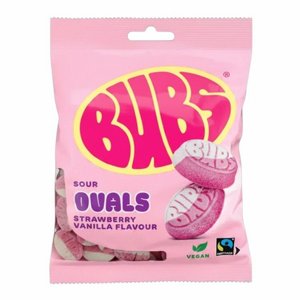 ���� ����� 90 �� ���� ��� ���� BUBS Sour Ovals � Strawberry Vanilla